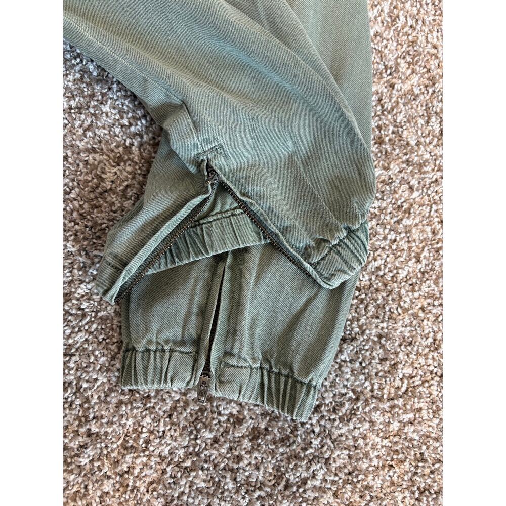Joe’s Jeans Utility Jogger Pants Women’s 27 Sage Lyocell Blend Zip Ankle Cargo - Picture 12 of 14